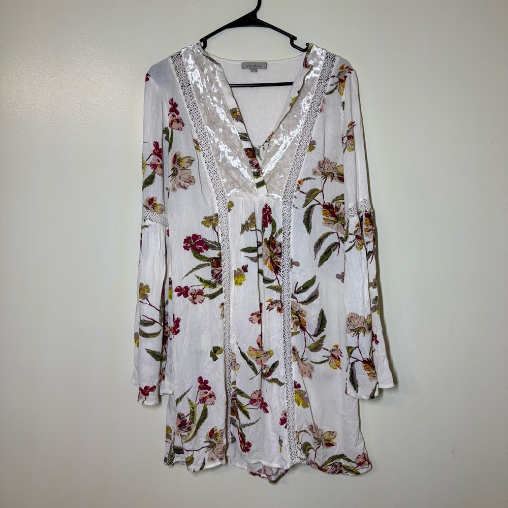 Wonderly Bohemian Floral Mini Dress
